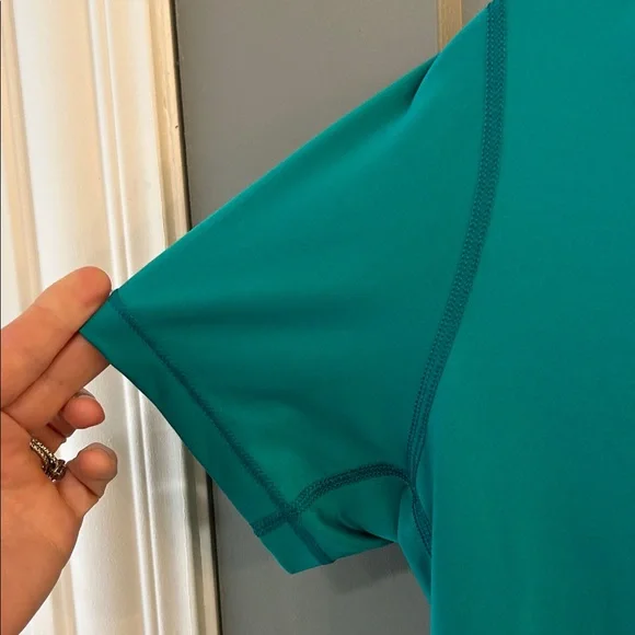 Nike Women's Teal Short Sleeve Tee Dri-Fit Size X-LARGE - Picture 4 of 6